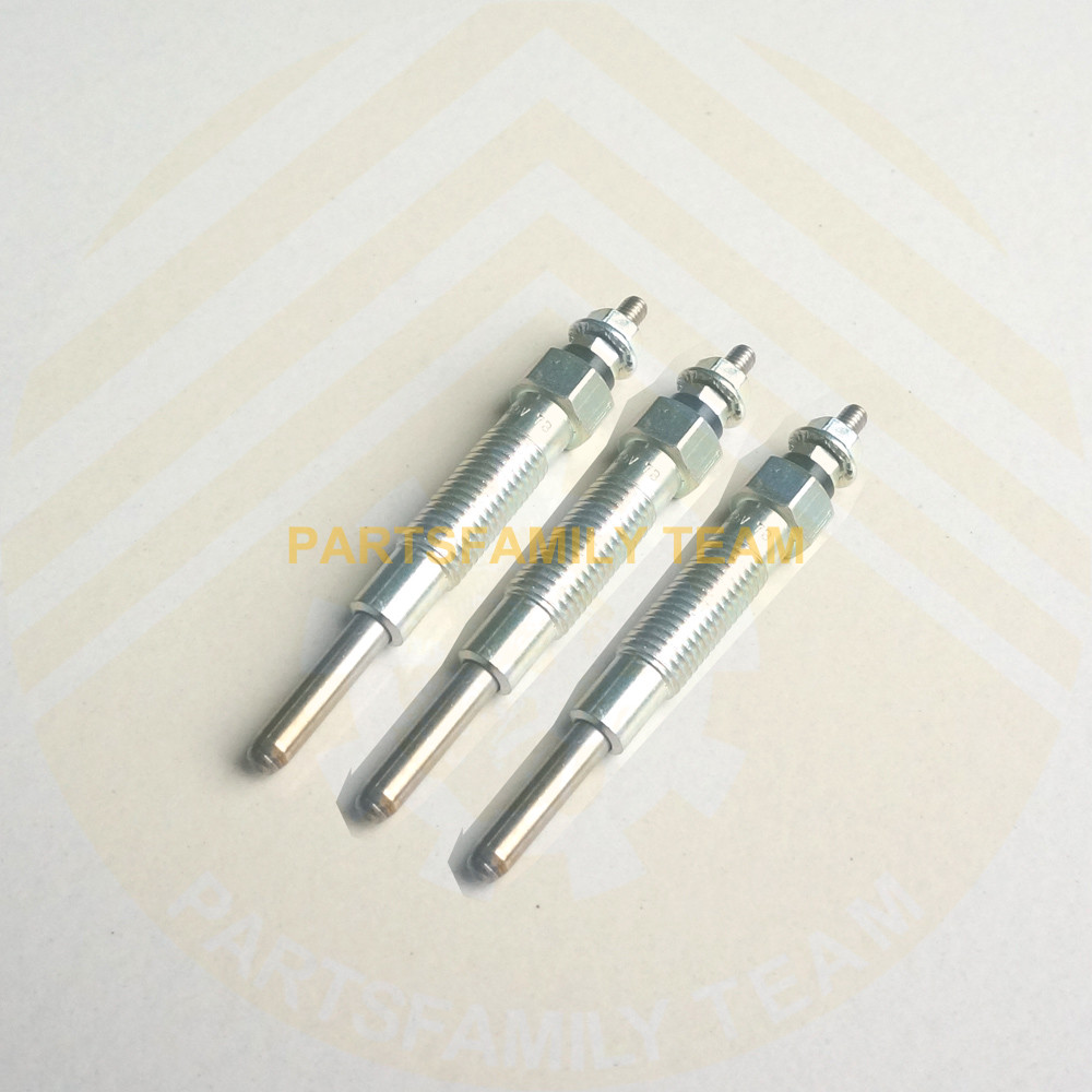 Set Engine Plug Glow for Mitsubishi S3L S3L2 Compact Tractor Cat Digger Loader