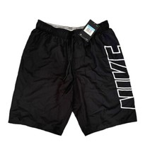 Nike Volley Swim Trunk Board Shorts 9  Black/White Men's Medium NESS9508-001 NEW