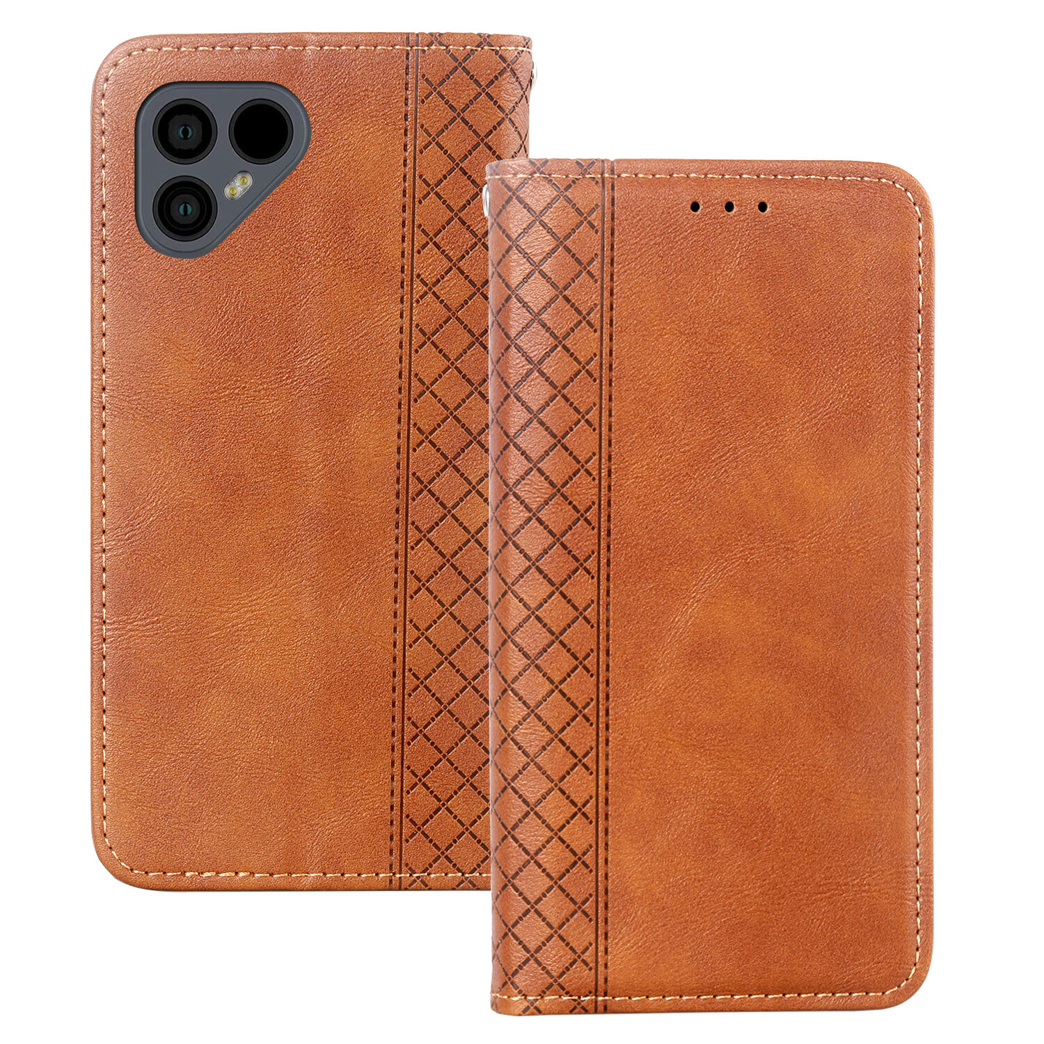 BUNAL Coque pour Fairphone 4 (6.30") + Protecteur d'écran, Blanc