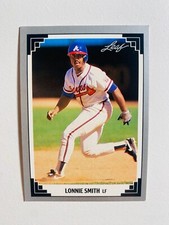 1991 LEAF #13 LONNIE SMITH NM-MT MLB BASEBALL CARD