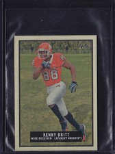 2009 TOPPS MAGIC MINI PARALLEL KENNY BRITT #235 RUTGERS TITANS RAMS BROWNS