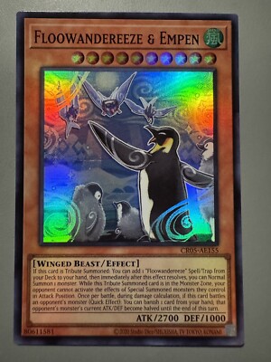 YUGIOH FLOOWANDEREEZE & EMPEN ASIA ENGLISH EDITION CR05-AE155