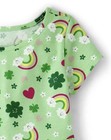 The Children’s Place Girls Green Shamrock Doodles Dress Size Large (10-12) NWT — photo 2