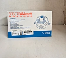 System Sensor SpectrAlert Advance PC2WK Horn/Strobe Ceiling Mount NEW (Open Box)