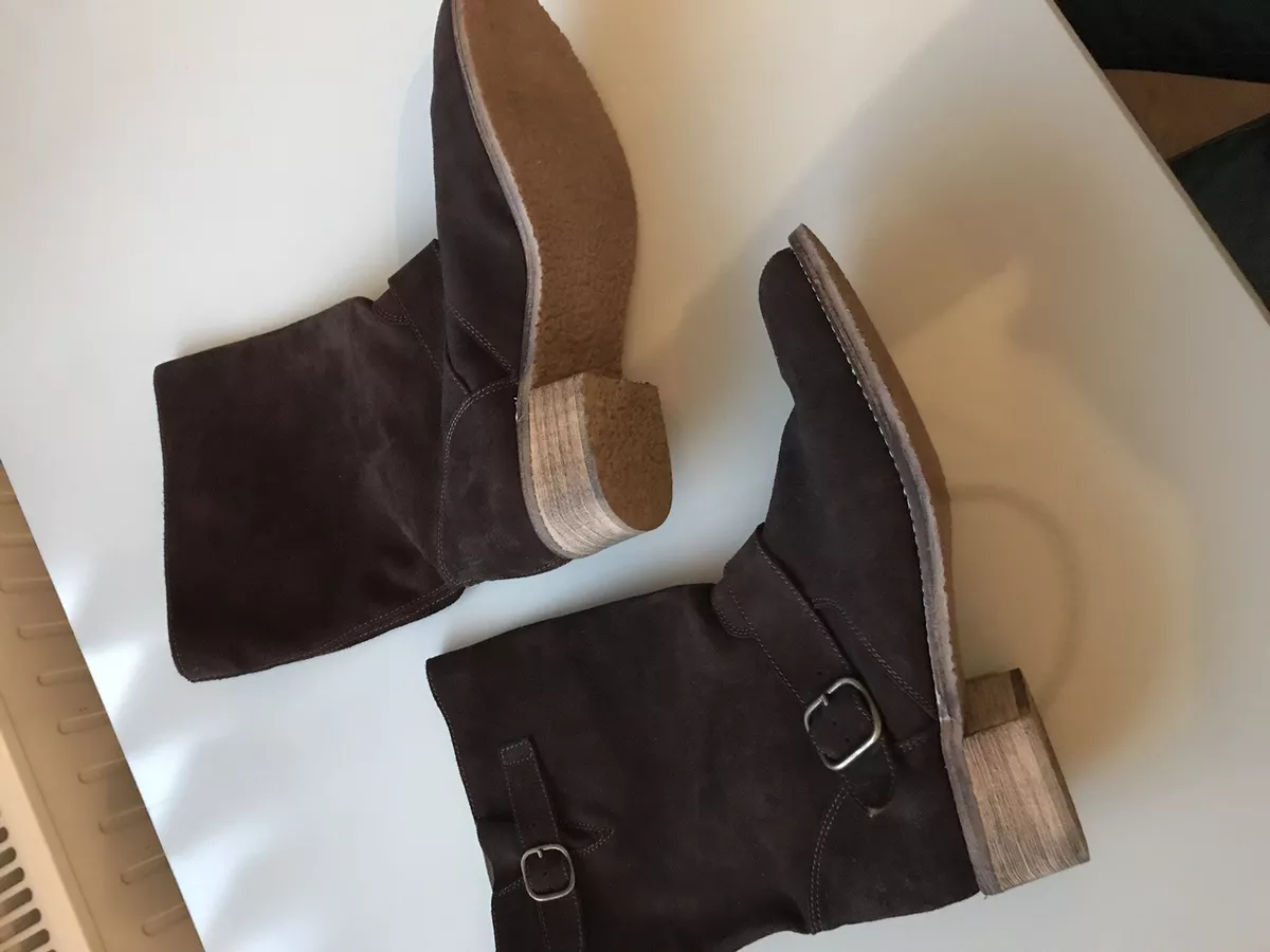 Copo de Nieve Boots Wildleder dunkelbraun Stiefeletten Gr. 41