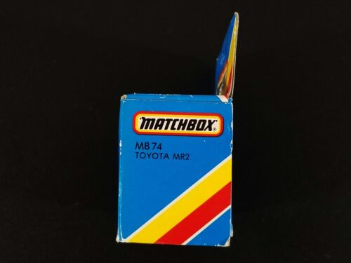 Matchbox Toyota MR2 Pace Car / 1986 / Rare Unpunched Collection Card Blue Box - Picture 8 of 9