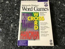 WORD GAMES Multimedia Windows 3.1 95 or Higher CD Rom Pro One BRAND NEW SEALED