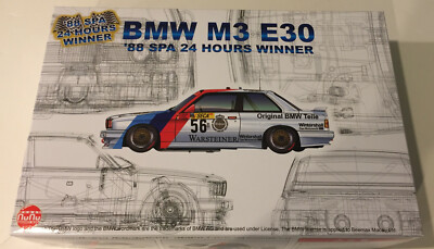 NuNu 1/24 BMW M3 (E30) Group A 1988 Spa 24 hours winner | eBay