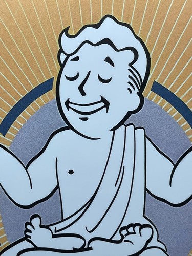 Vault Boy Nuka Cola Shelter Retro Tin Sign Wall Art 20x30cm Fallout Cosplay Prop - Picture 126 of 189