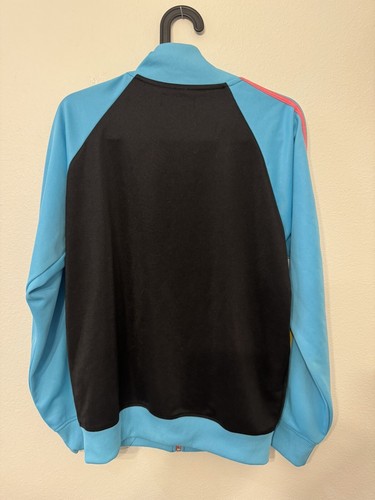 Fred Perry Track Jacket Men S Full Zip Vintage **RARE** 80s Neon Retro Mod - Picture 5 of 11