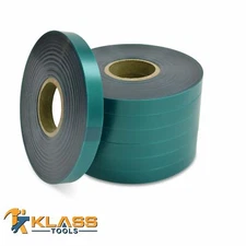 KlassTools Heavy Duty Green Garden Tie Tape (1/2 inch Wide x 100 Feet Long)