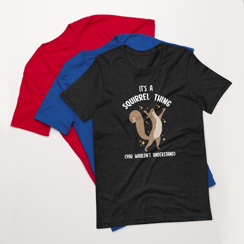 Men/Women Squirrel Lover It's a Squirrel Thing You Wouldn't Understand t-shirt - Picture 2 of 14