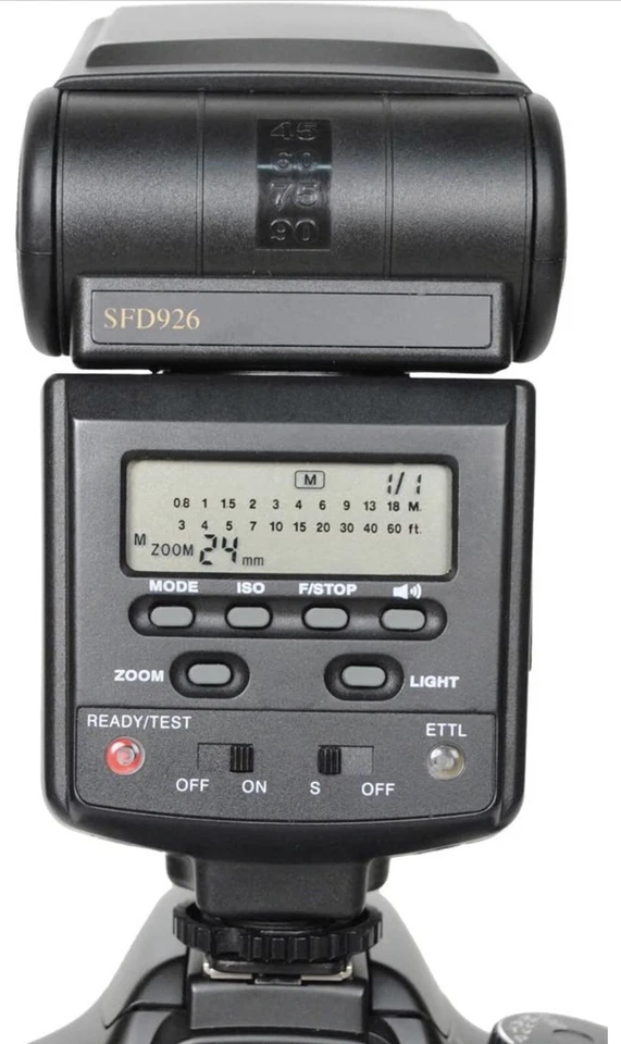 Bower SFD926N Nikon i-TTL Power Zoom Flash - Image 3 of 4