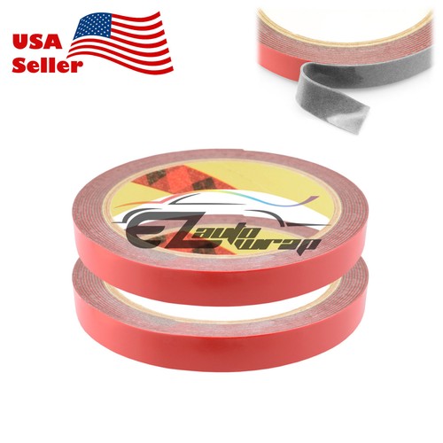 2x 3meter/Roll Auto Acrylic Gray Double Sided Tape ¼" ⁵⁄₁₆" ⁷⁄₁₆" ½" 1" 1½" 2" - Picture 10 of 16