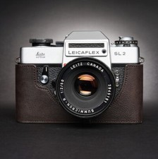 Handmade Genuine Real Leather Half Camera Case Cover For Leica Leicaflex SL SL2
