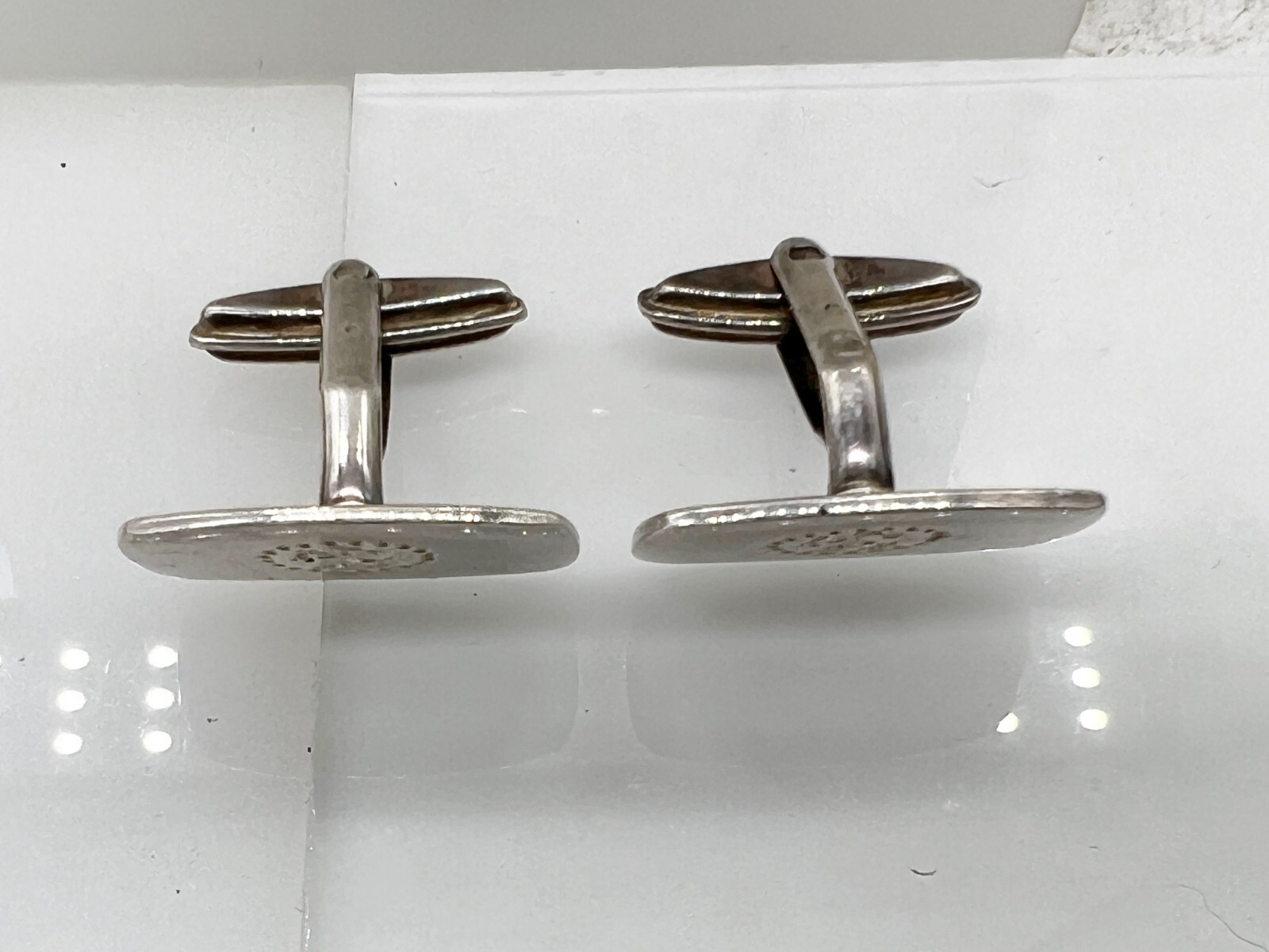 VINTAGE SOLID STERLING SILVER LION PATTERN MODERN… - image 3