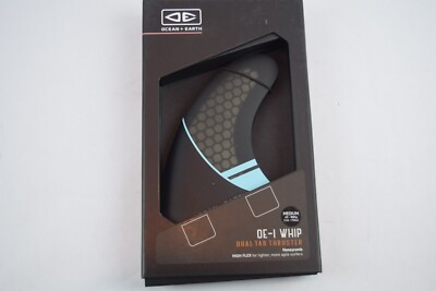 サーフィン・ボディボード Ocean & Earth OE1 Whip Thruster Single NIB! $90 Ocean & Earth OE-1 Whip Thruster Fin Surfboard Black Blue