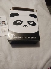 PEEKO Inflatable Seat Babies 3 Months and Up Water and Land Use black,white New