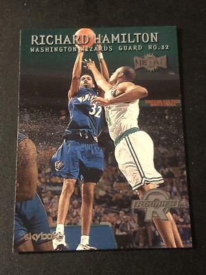 1999-00 Skybox Metal Emerald Richard Hamilton #158 Rookie RC