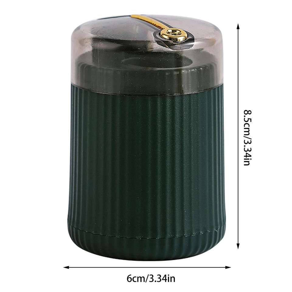 2×Automatic Pop-up Toothpick Box Holder Container Portable Toothpick Dispenser Foto 3 de 4