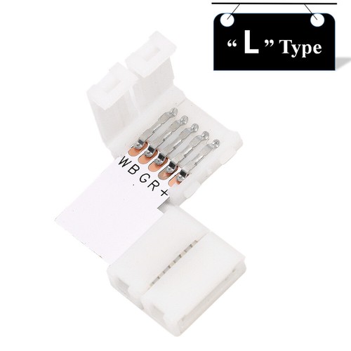 light Solderless Corner Connector Adapter For 5050 3528 RGB CCT LED Strip 5pcs - Picture 6 of 16