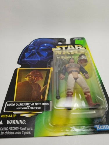 Star Wars POTF LANDO CALRISSIAN AS SKIFF GUARD 1996 NIB - Picture 5 of 6