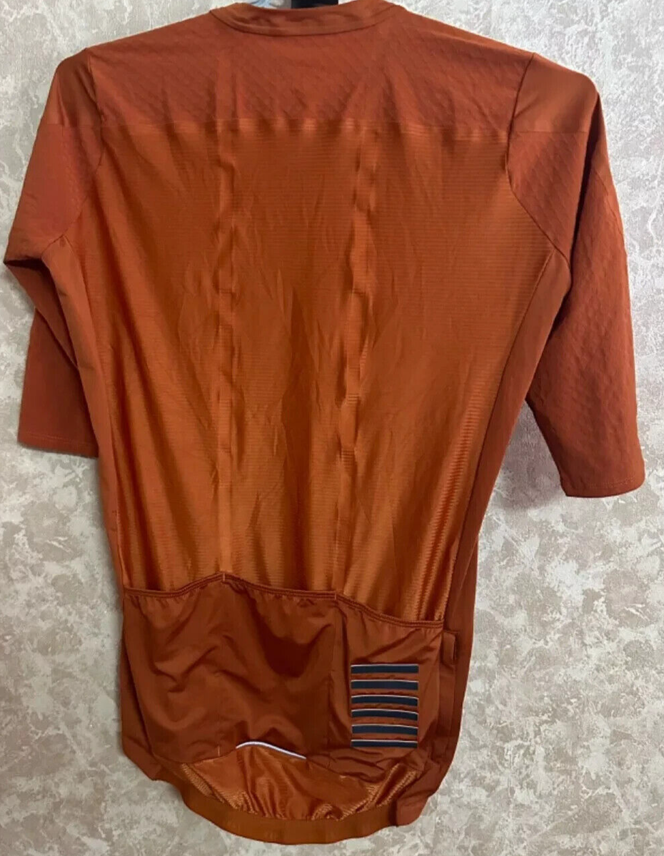 NEW BURNT ORANGE RAPHA S/S CYCLING II AERO JERSEY PRO TEAM