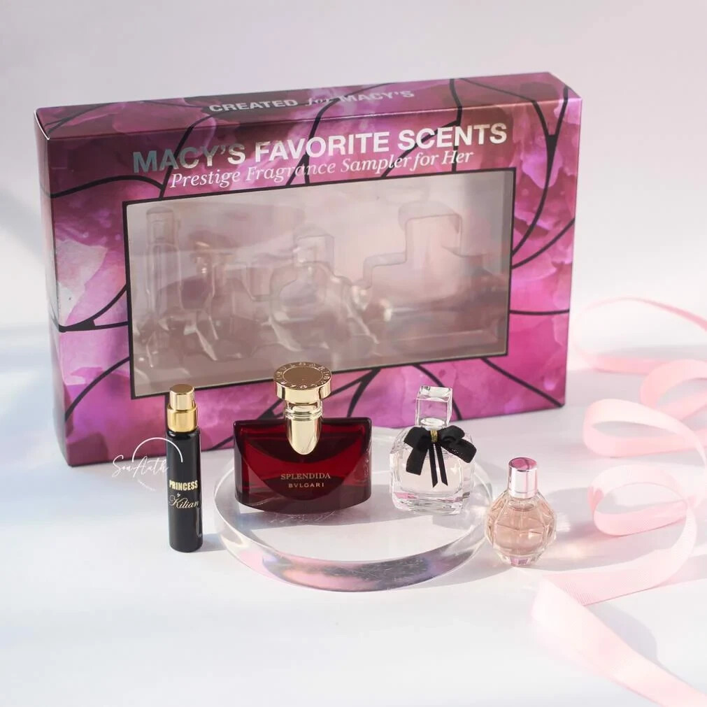 Macy's Prestige Fragrance Sample For Her Kilian, YSL, Bvlgari, Viktor