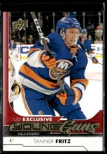 2017-18 Upper Deck Young Guns UD Exclusives Tanner Fritz Tanner Fritz Rookie