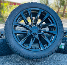 Black Chevy Silverado Wheels 22" Factory Style Tahoe Rims Tires Suburban Sierra