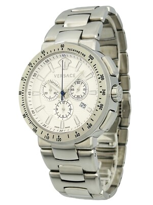 Versace Men's VFG090013 Mystique Sport Steel White Dial