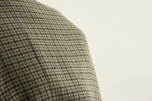 T. Harris Silk Wool Linen Black Green Blue Cream Plaid Men's 40R Blazer 3 Button - Picture 7 of 10