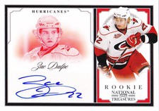 2010-11 National Treasures Zac Dalpe /99 Auto Rookie Playoff Zenith Hurricanes