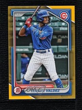 2024 Bowman Draft Gold 35/50 Derniche Valdez #BD-188 0in6