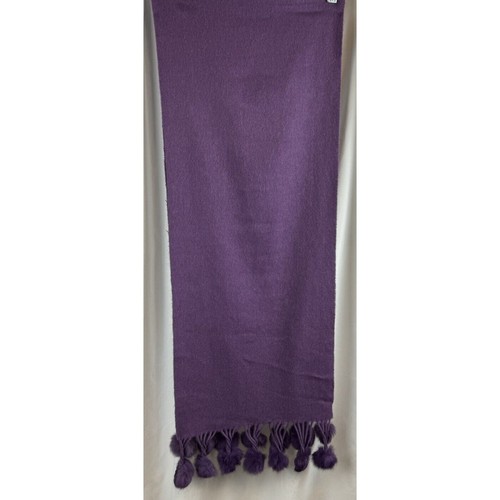 Nappe scialle vintage BYTU acrilico 100% lana L viola freddo 67-03 - Foto 8 di 16