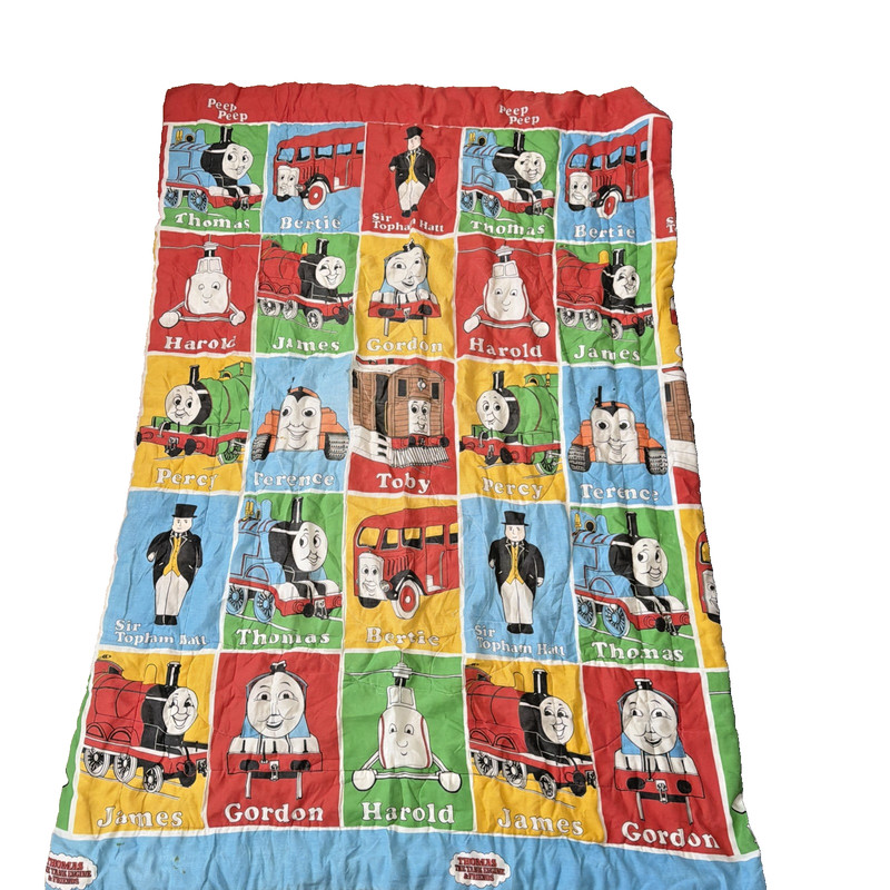 1992 Thomas The Tank Engine & Friends Twin Comforter 84" X 61" Vintage 90s