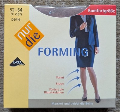 11-er Pack ''nur die'' Stützstrumpfhosen 30 DEN, Größe 52-54, Farbe: perle