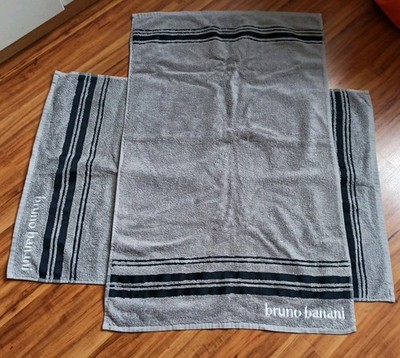 BRUNO BANANI Badematte Dusch Vorleger Handtuch Badvorleger  Bad Matte Taupe  