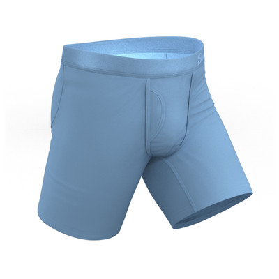 Shinesty ''Clear Skies'' Light Blue Tonal Long Leg Ball Hammock  Pouch Underwear w
