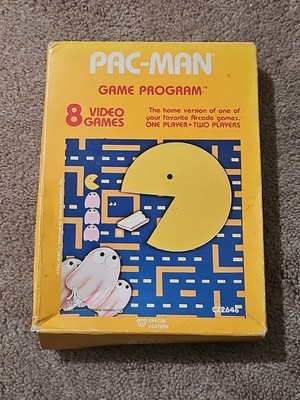 Vintage Pac-Man Atari - Sealed Box-FACTORY Sealed  Original