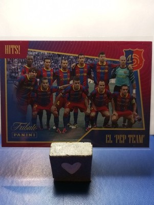 FC Barcelona El Pep Team #58 | Panini Tributo 125 Jahre Karte | Messi Xavi
