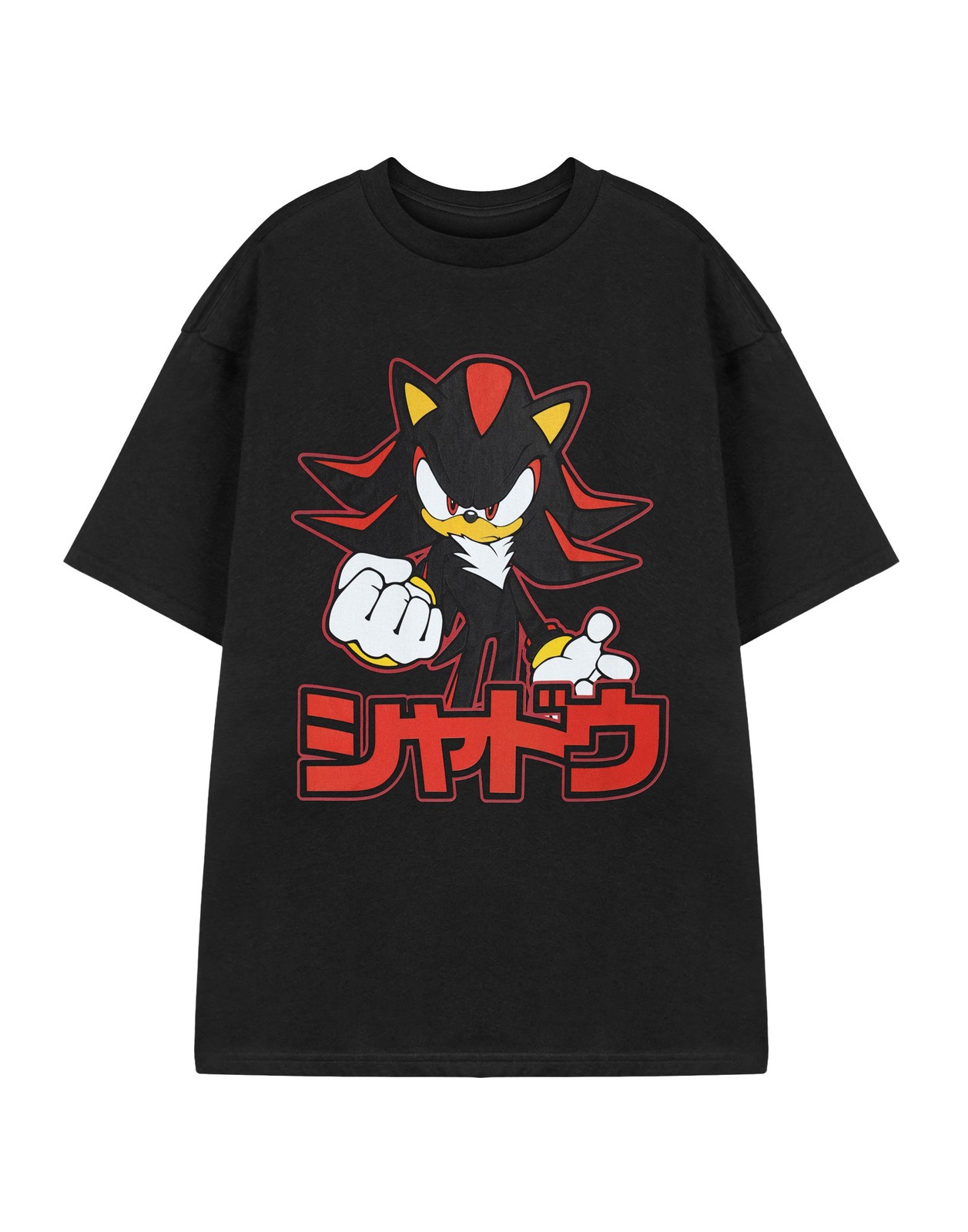 Sonic the Hedgehog Shadow Schwarz Kurzrmeliges Mnner 6690₽