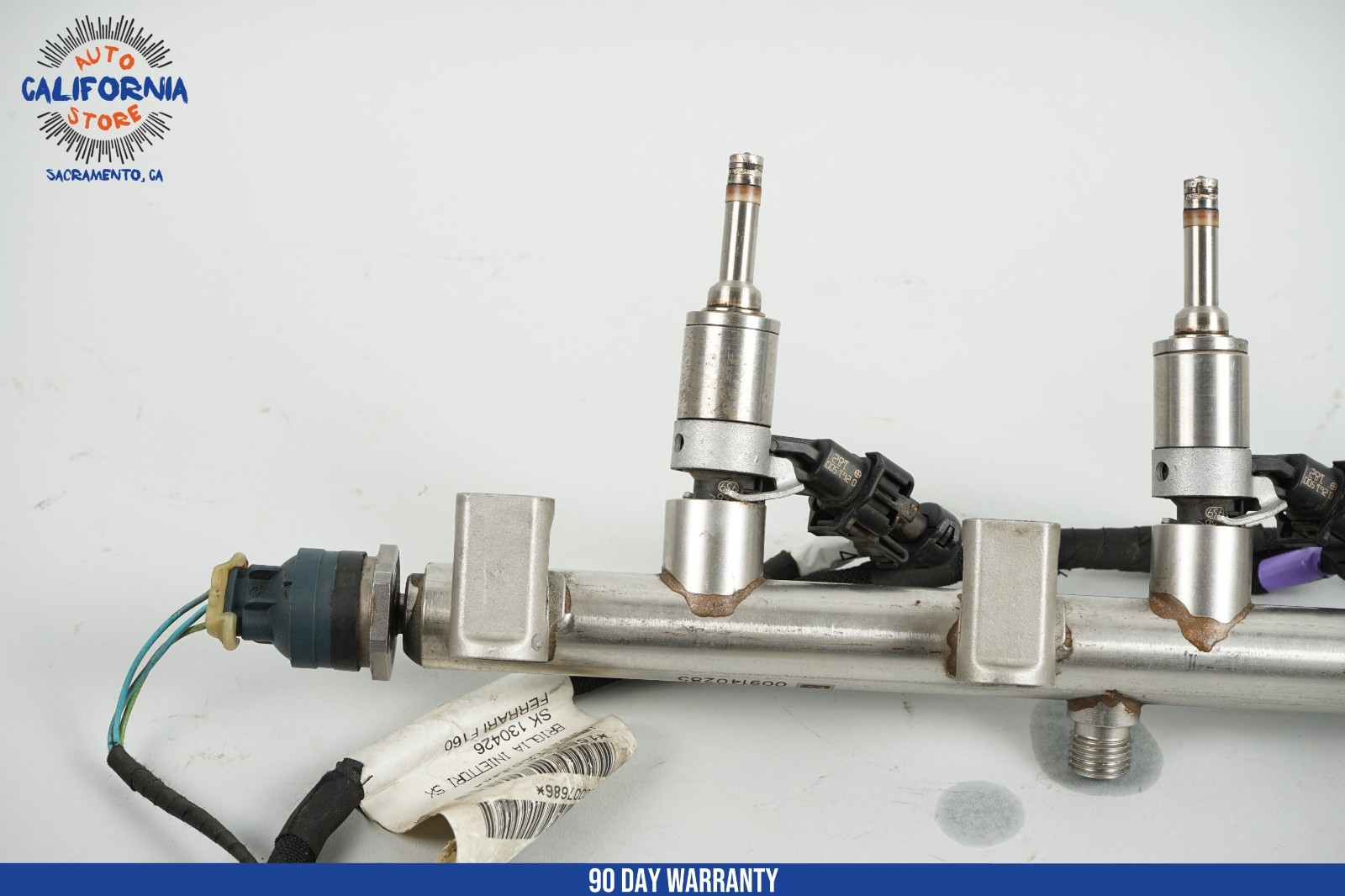 14-24 Maserati Levante S M161 Ghibli 3.0L Fuel Injector Rail Wiring Right Side