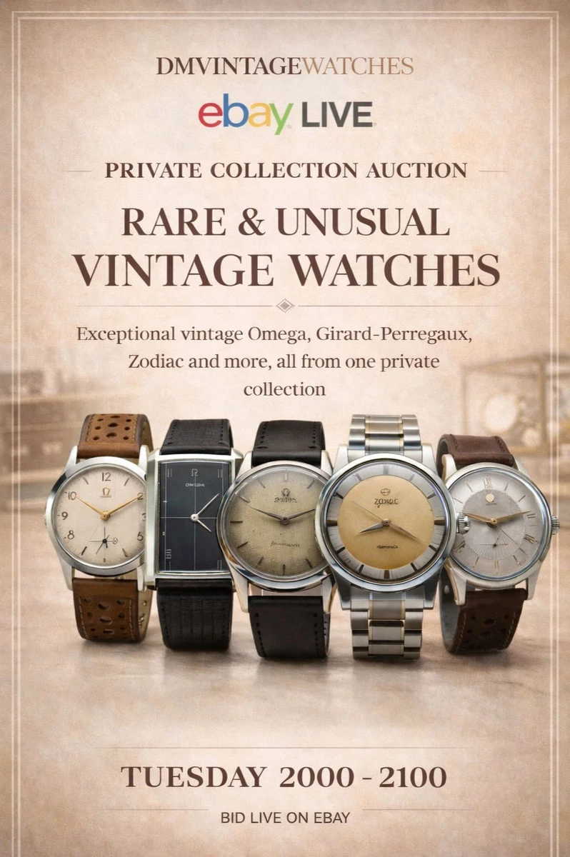 A Single Collector’s Sale | Rare & Unusual Vintage Watches - eBay Live