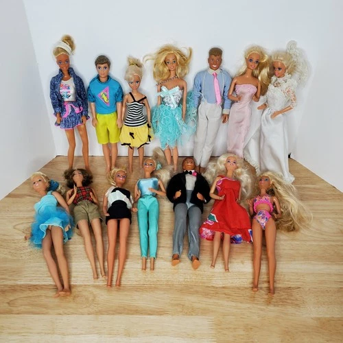 Vintage Barbie Dolls Lot of 14