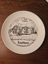 Seltmann Weiden Sammelteller Hotel Siegburg  Jagdhaus ca.24cm Vintage Retro Deko