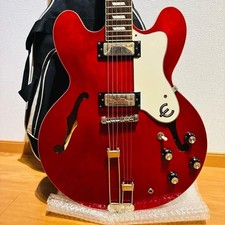 Epiphone Riviera CH Chitarra elettrica semivuota rosso ciliegia nessun danno visibile