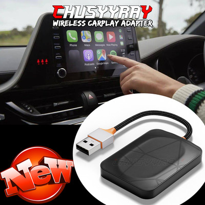 Auto Car Play Wireless Adapter CarPlay for IOS- iPhone  Type-C USB 2-in-1