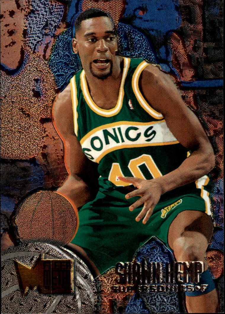 1995-96 Metal Basketball Card #101 Shawn Kemp
