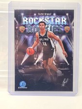 2025-26 Topps Bowman Chrome Carter Bryant RC Rockstar Rookies RR-14 Spurs NBA 